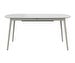 Kingston Extendable Dining Table, White, 100 x 160/230 cm