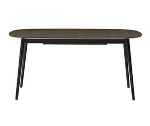 Kingston Extendable Dining Table, Dark Oak, 100 x 197/267 cm