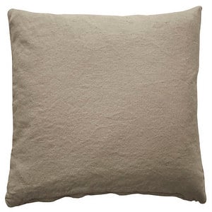 Linen Washed -tyyny, beige, 45 x 45 cm