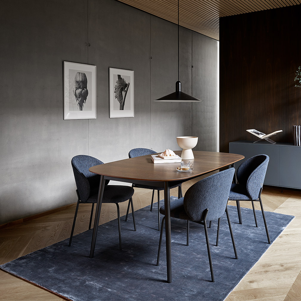 BoConcept Loom Rug, Blue | Vepsäläinen