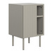 Lugano Bedside Table, Ash Grey, 35 x 38 cm