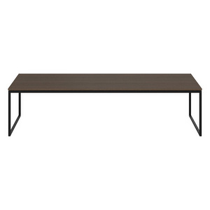 Lugo Coffee Table, Dark Oak / Black, 144 x 48 cm