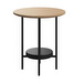 Madrid Side Table, Oak/Black