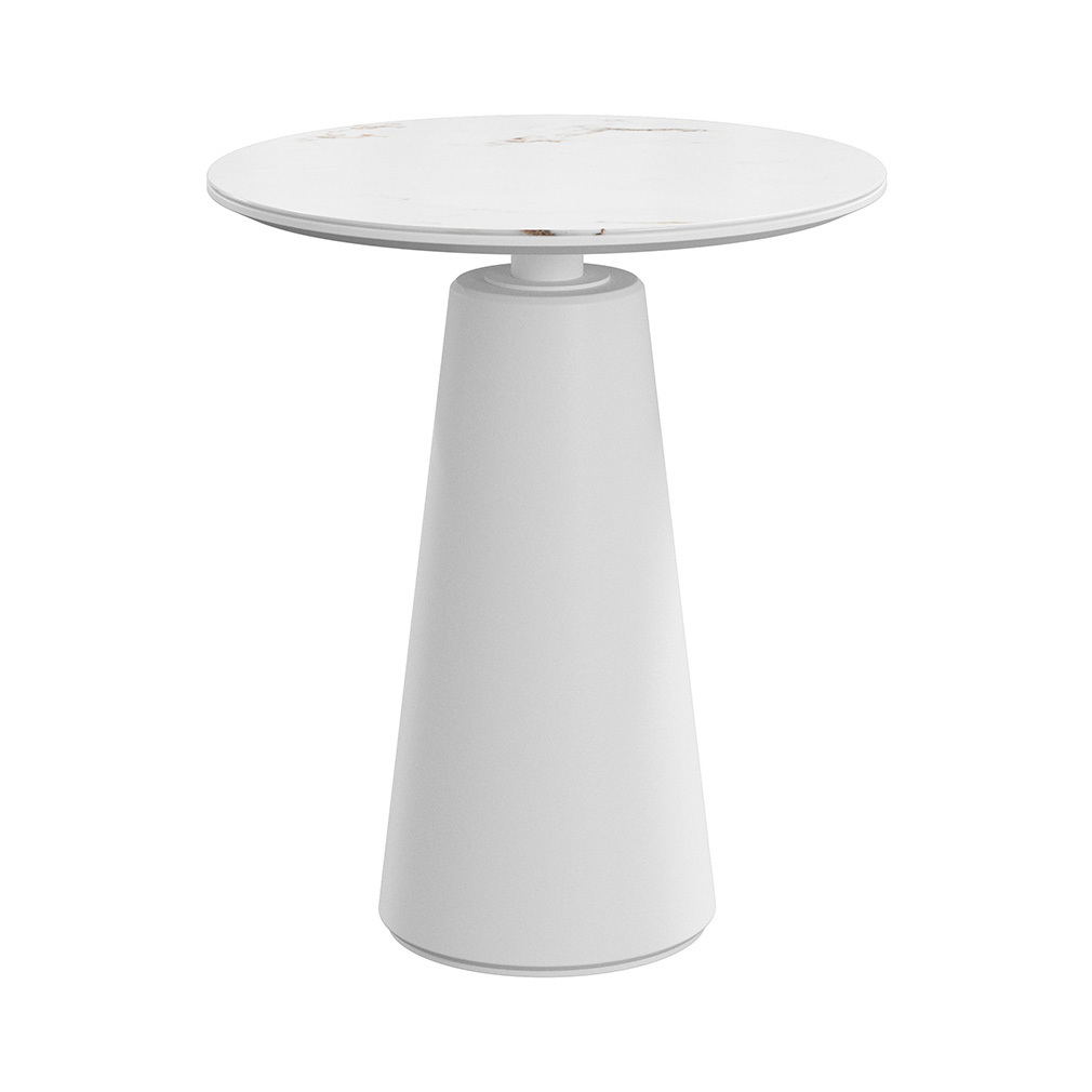 BoConcept Madrid-sivupöytä valkoinen keramiikka/valkoinen