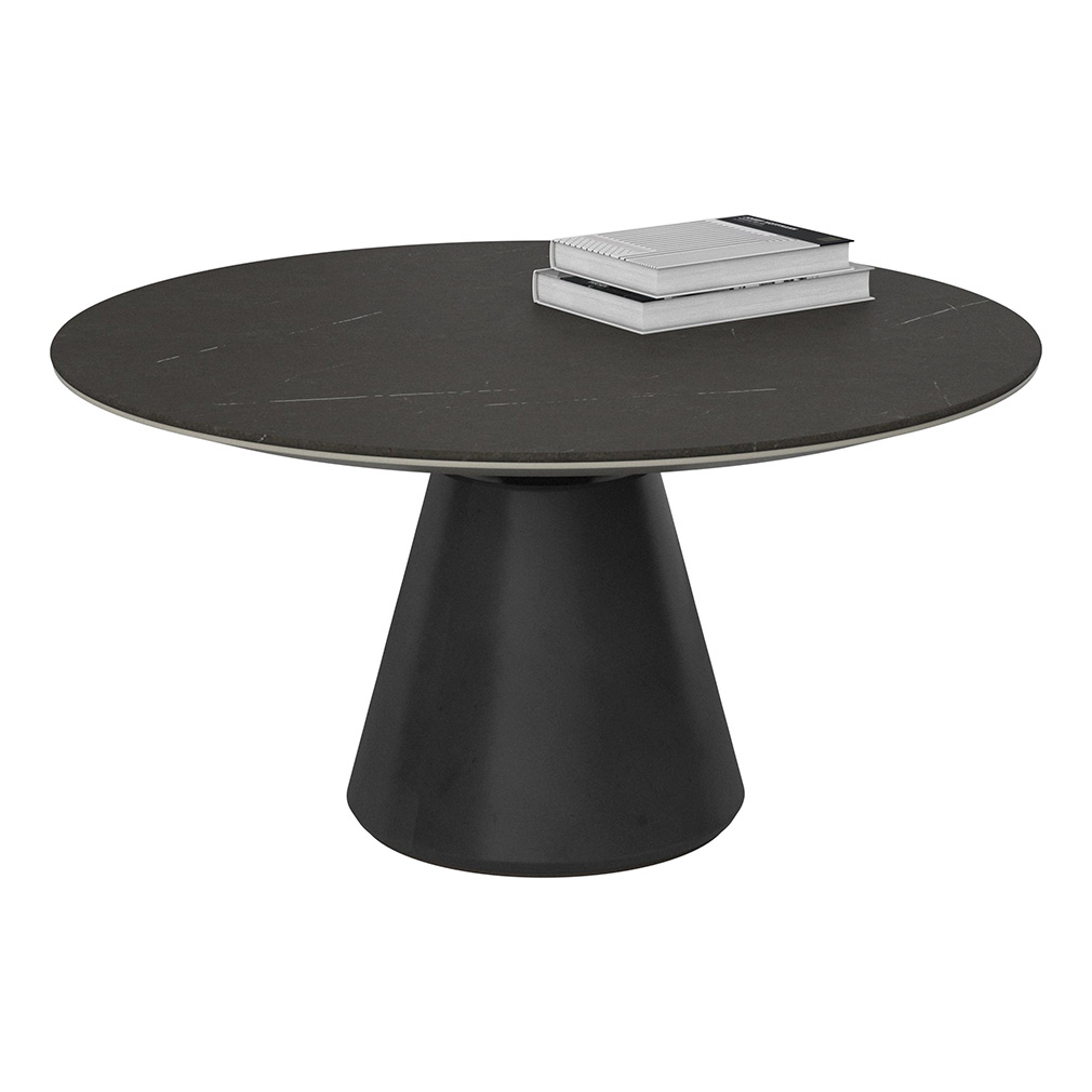 BoConcept Madrid Coffee Table, Black / Dark Marble Ceramic