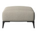 Modena Footstool, Lazio Fabric 3091 Beige, H 42 cm