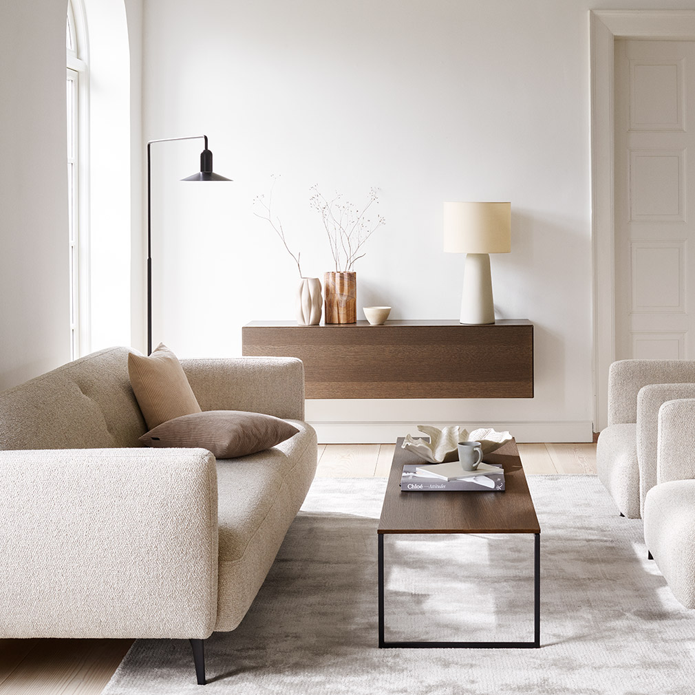 BoConcept Modena Sofa, Lazio Fabric 3091 Beige | Vepsäläinen
