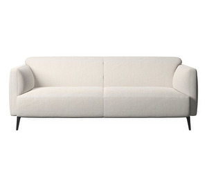 Modena-sohva, Lazio-kangas 3090 valkoinen, L 185 cm