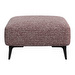 Modena Footstool, Tuscany Fabric 3207 Burgundy, H 42 cm