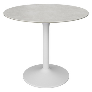 New York Dining Table, Ash Ceramic / White