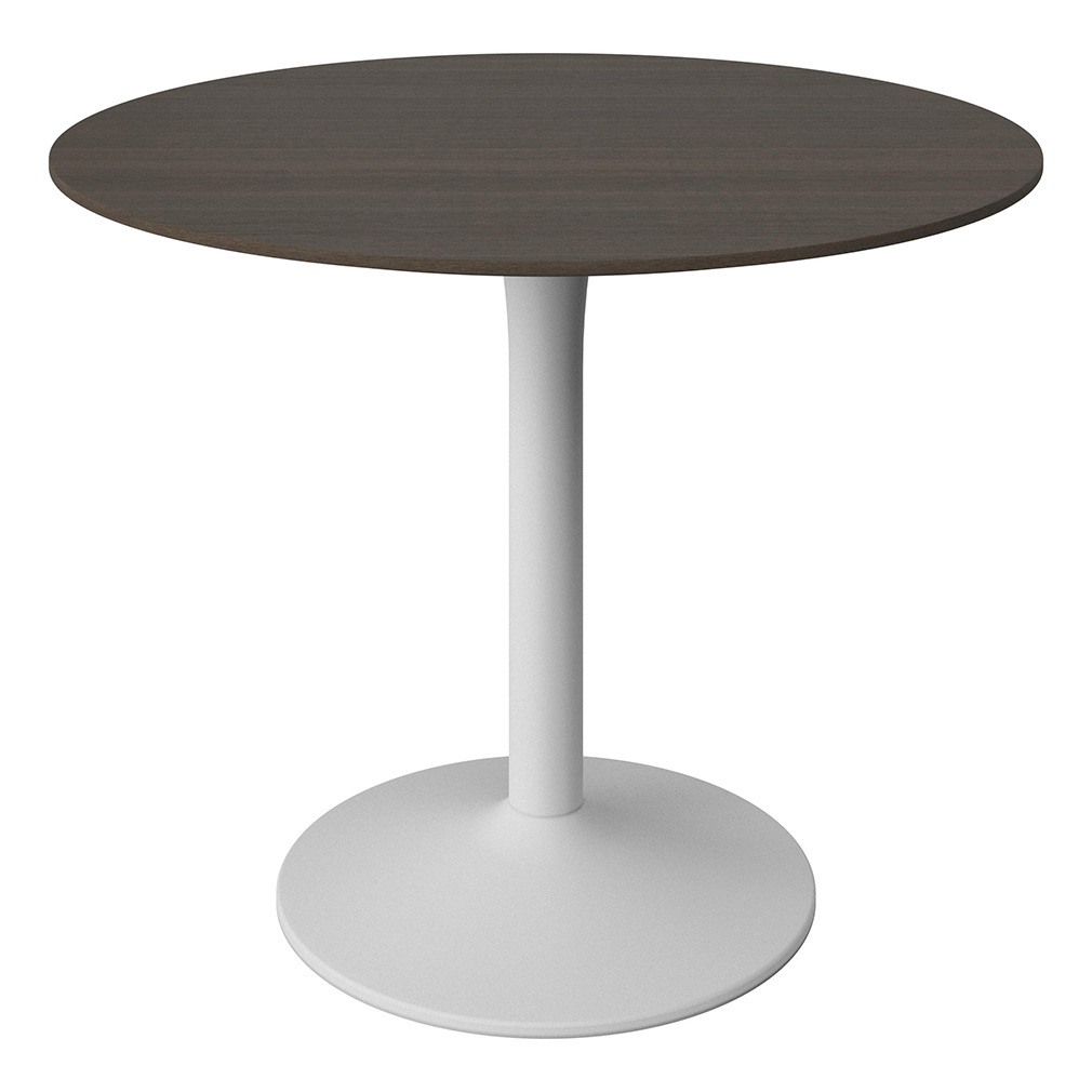 BoConcept New York -ruokapöytä tumma tammi/valkoinen, Ø 99 cm