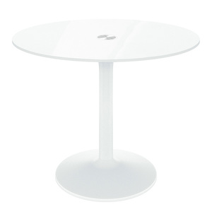 New York -ruokapöytä, valkoinen lasi, ⌀ 99 cm