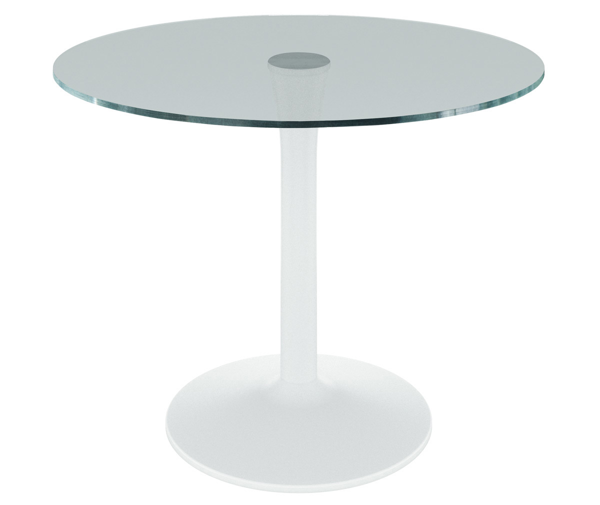 BoConcept New York -ruokapöytä kirkas lasi, ⌀ 99 cm