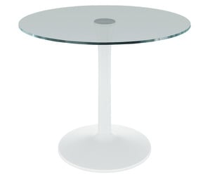 New York Dining Table, Clear Glass, ⌀ 99 cm