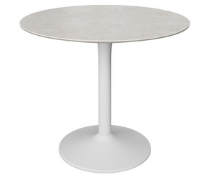 New York Dining Table, Ash Ceramic, ⌀ 99,5 cm