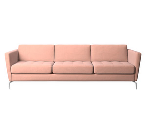 Osaka-sohva, Leeds-kangas 3024 uturoosa, L 242 cm