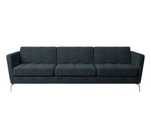 Osaka-sohva, Tomelilla-kangas 3144 tummansininen, L 242 cm
