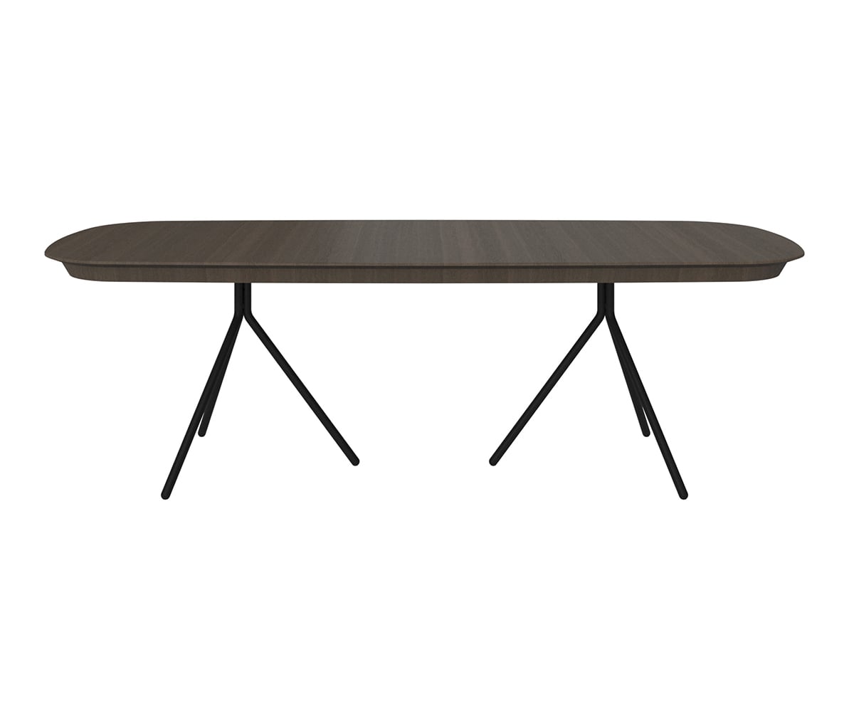 BoConcept Ottawa Extendable Dining Table, Dark Chestnut / Matt