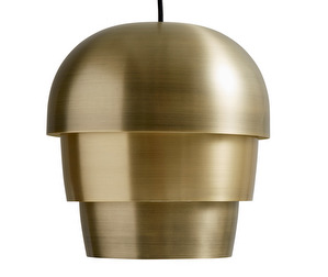 Pine Cone Pendant Lamp, Brass