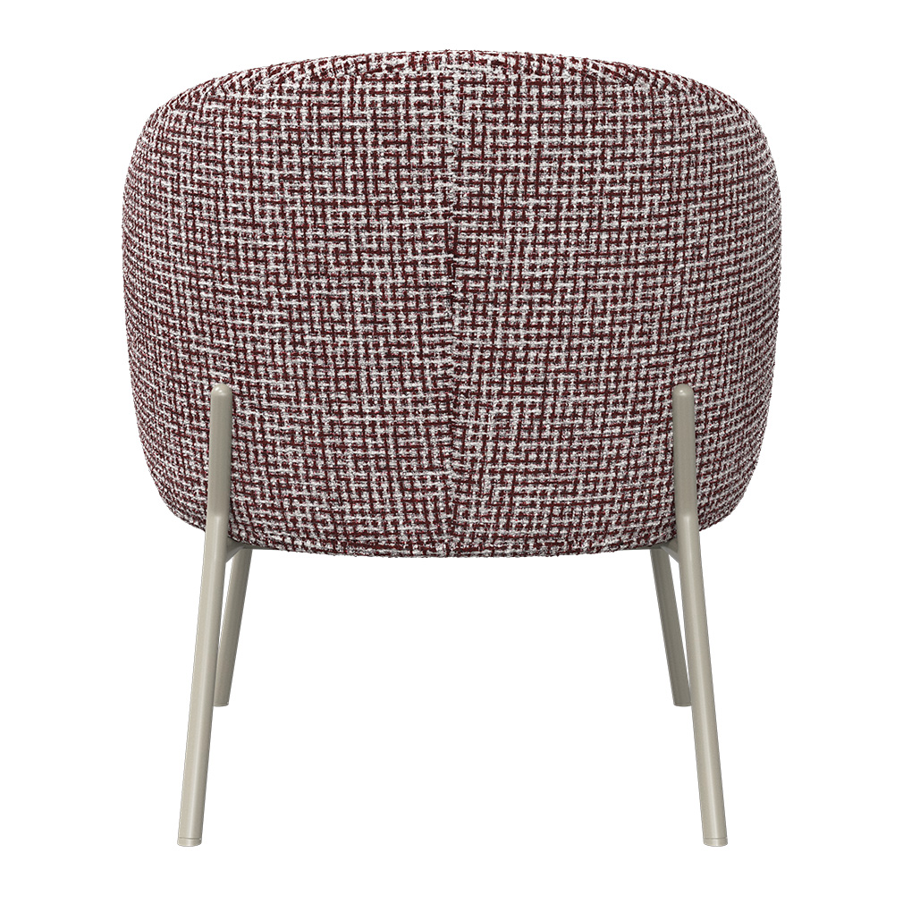 BoConcept Princeton Lounge Chair, Tuscany Fabric 3207 Burgundy