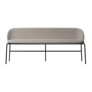 Princeton Bench, Napoli Fabric 2250 Silver Grey, W 160 cm