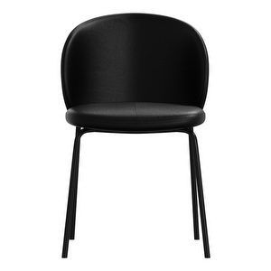 Princeton Chair, Salto Leather 0960 Black / Black