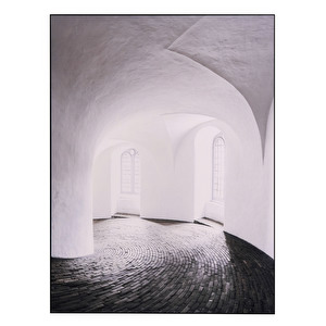 Round Tower Copenhagen -taulu, metalli, 90 x 120 cm