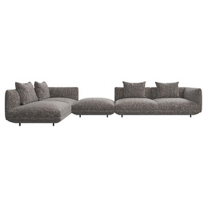 Salamanca Corner Sofa, Tuscany Fabric 3202 Brown, W 432 cm