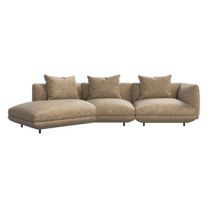 Salamanca-sohva, Tuscany-kangas 3205 sinapinkeltainen, L 331 cm