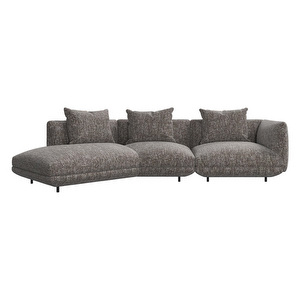 Salamanca-sohva, Tuscany-kangas 3202 ruskea, L 331 cm