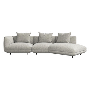 Salamanca-sohva, Tuscany-kangas 3200 valkoinen, L 331 cm