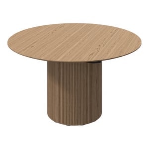 Santiago -jatkettava ruokapöytä, luonnonvärinen tammi, ⌀ 135/181 cm Santiago -jatkettava ruokapöytä, luonnonvärinen tammi, ⌀ 135/181 cm