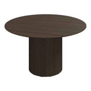 Santiago Extendable Dining Table, Dark Oak, ⌀ 135/181 cm