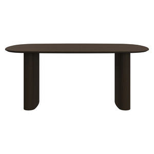 Santiago Dining Table, Dark Oak, 99 x 180 cm
