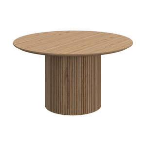 Santiago Coffee Table, Natural Oak, ⌀ 80 cm