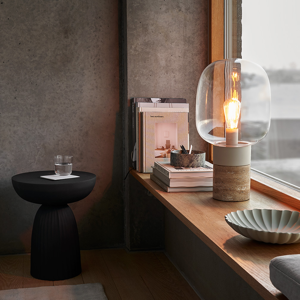 BoConcept Stockholm Table Lamp, Clear | Vepsäläinen BoConcept Stockholm Table Lamp, Clear | Vepsäläinen