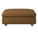 Taylor Footstool, Bristol Fabric 3066 Mustard, 81 x 94 cm