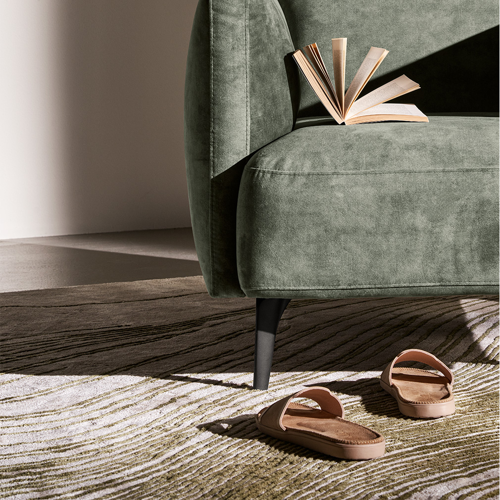 BoConcept Tide Rug, Olive Green | Vepsäläinen