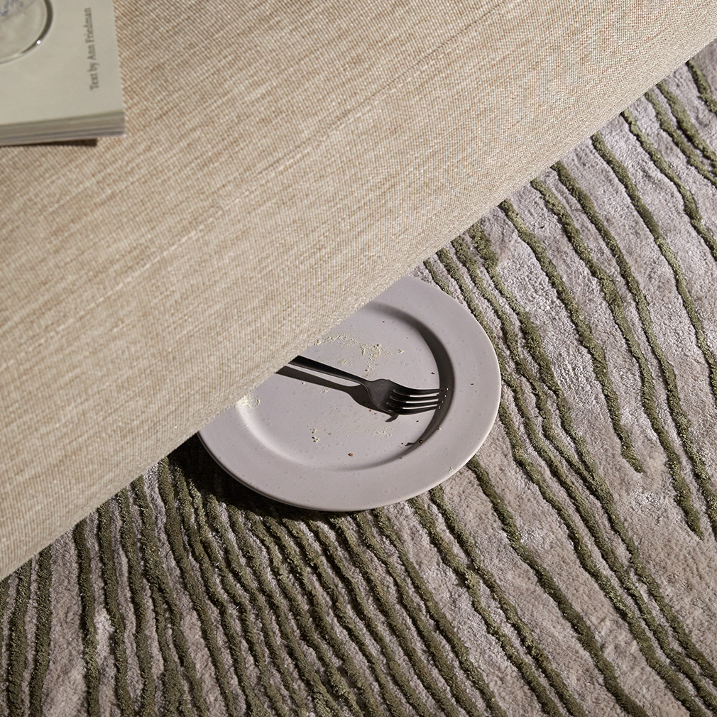 BoConcept Tide Rug, Olive Green | Vepsäläinen