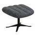Tilburg Footstool, Tuscany Fabric 3206 Blue