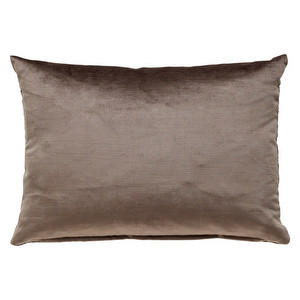 Velvet Cushion, Brown, 40 x 59 cm