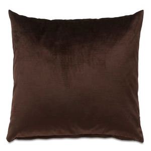 Velvet Cushion, Brown, 58 x 58 cm