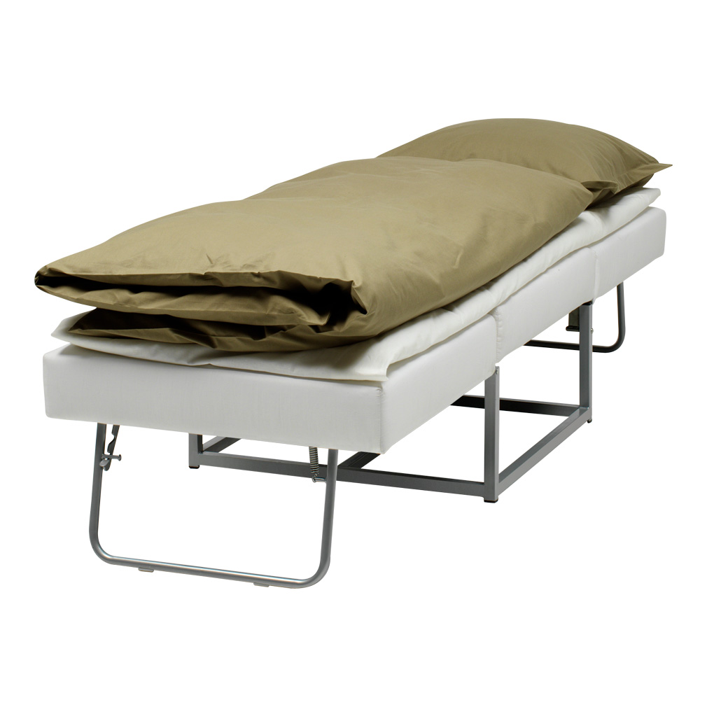 BoConcept Xtra Footstool Bed, Capri Fabric 3232 Green | Vepsäläinen