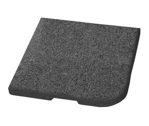 Abetone Granite Weight, Dark Grey, 25 kg