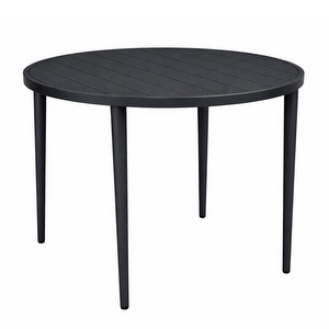 Bigby-ruokapöytä, antrasiitti, ⌀ 100 cm
