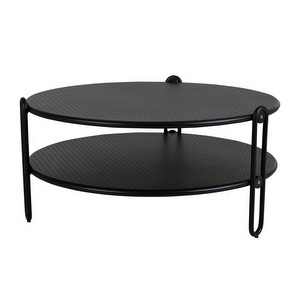 Blixt Coffee Table, Black, ø 85 cm