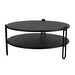 Blixt Coffee Table, Black, ø 85 cm