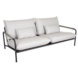 Lerberget-sohva, harmaa/musta, L 193 cm