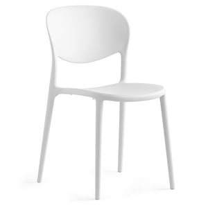 Abby-tuoli, valkoinen