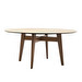 Abrey Dining Table, Golden Marble/Smoke, ø 140 cm